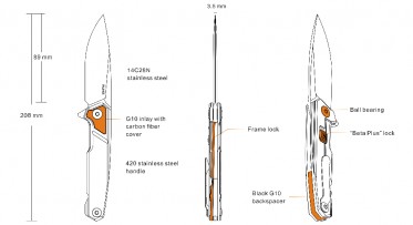 Nůž Ruike P875-SZ