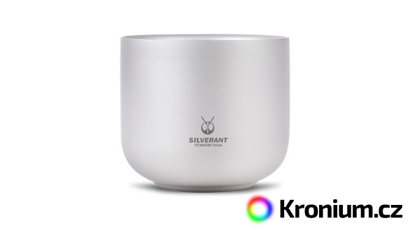 Dvoustěnný titanový šálek na čaj 125 ml
