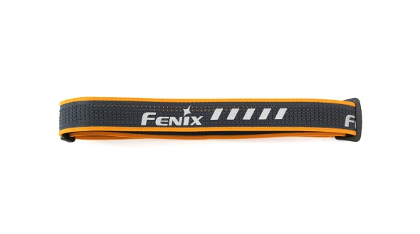 Hlavní popruh k čelovkám Fenix - reflexní perforovaný - reflexní, perforovaný - šedo-oranžový