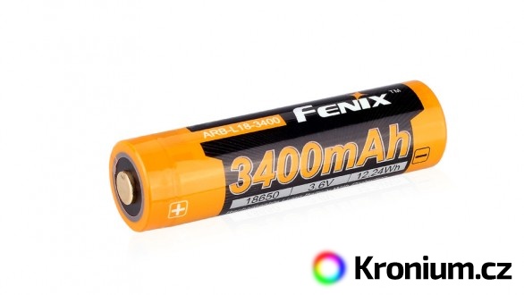 Dobíjecí baterie Fenix 18650 3400mAh (Li-Ion)