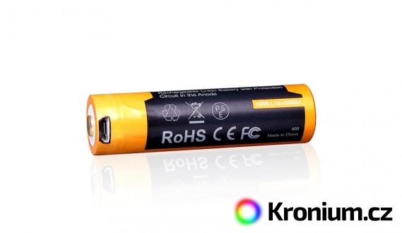 Dobíjecí USB baterie Fenix 18650 2600 mAh (Li-ion)