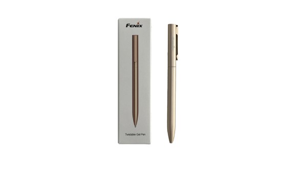 Kovové pero Fenix s gelovou náplní - zlatá