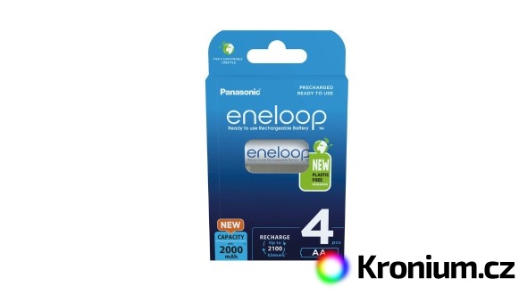 Panasonic Eneloop AA NiMH 4ks 2100 cyklů