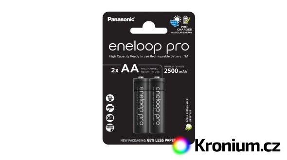 Panasonic Eneloop Pro AA NiMH 2ks