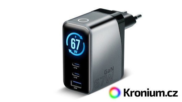 everActive 67W GaN 1xUSB + 2xUSB-C