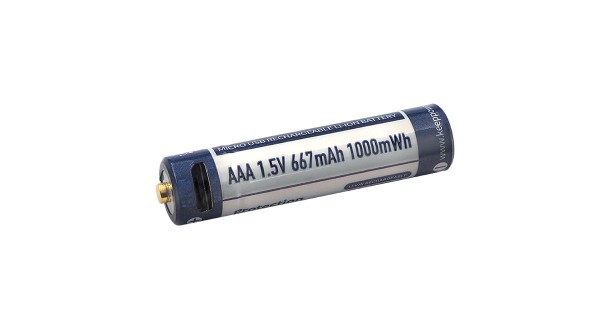 Dobíjecí USB AAA baterie Keeppower 667 mAh 1ks