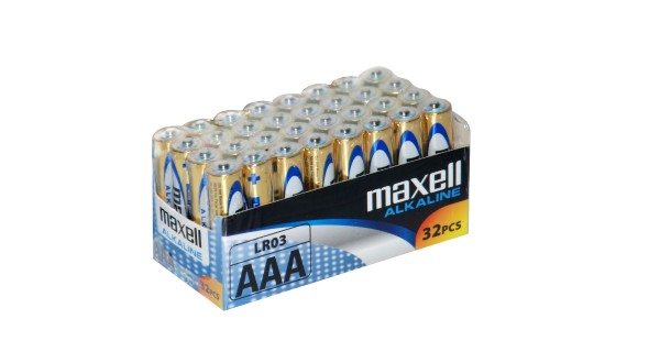Mikrotužková AAA alkalická baterie Maxell 32 ks