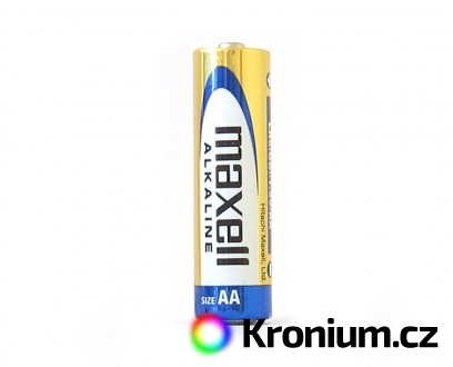 Tužková AA alkalická baterie Maxell 1ks