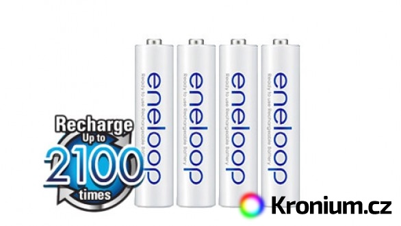 Panasonic Eneloop AAA NiMH 4ks 2100 cyklů