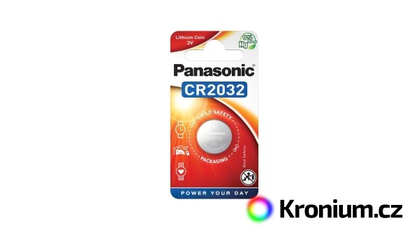 Knoflíková lithiová baterie Panasonic CR2032