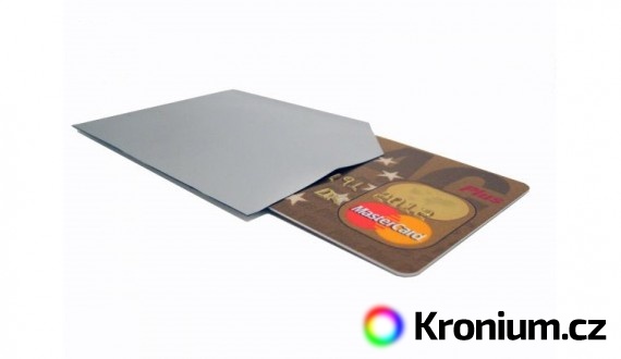 Bezpečnostní obal na kartu s RFID či NFC