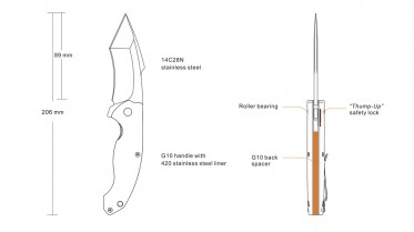 Nůž Ruike P851-B