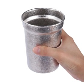 Titanový pohár na pivo 400 ml krystalický