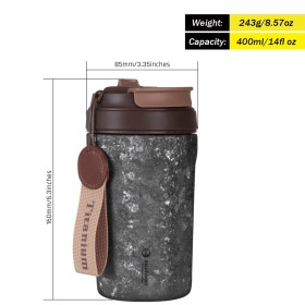 Titanový termohrnek SilverAnt 400 ml