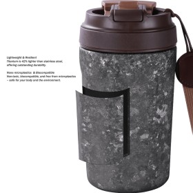 Titanový termohrnek SilverAnt 400 ml