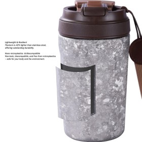 Titanový termohrnek SilverAnt 400 ml