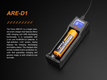 USB nabíječka Fenix ARE-D1 (Li-ion, NiMH)