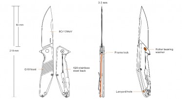 Nůž Ruike D191-B