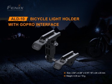 Adaptér Fenix ALD-10 pro cyklosvětla do GoPro montáže