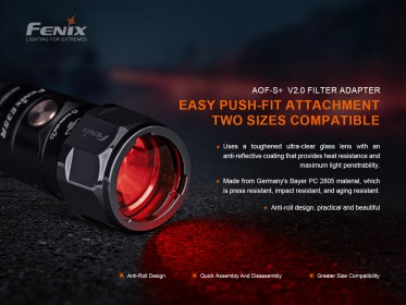 Červený Filtr Fenix AOF-S+ V2.0