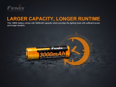 Vysokoproudová baterie Fenix 18650 3000 mAh (Li-ion)