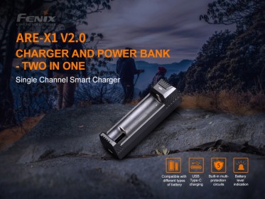 USB nabíječka Fenix ARE-X1 V2.0 (Li-ion)