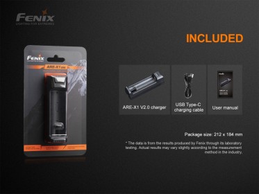 USB nabíječka Fenix ARE-X1 V2.0 (Li-ion)