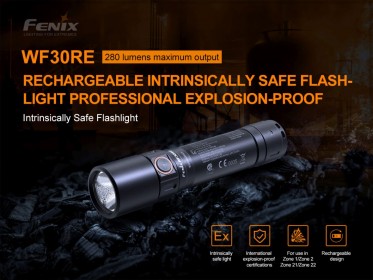 Nabíjecí ATEX svítilna Fenix WF30RE