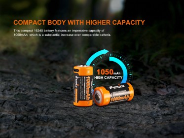 Fenix RCR123A 1050 mAh USB-C (Li-ion)