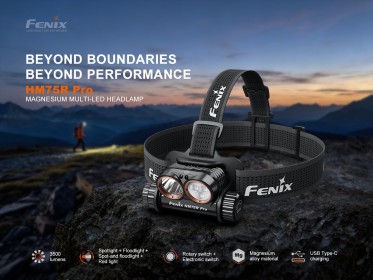 Nabíjecí čelovka Fenix HM75R Pro