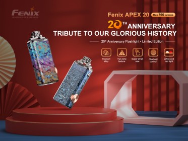 Titanová baterka Fenix APEX 20 modrá