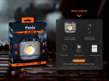 Pracovní světlo a powerbanka Fenix CL28R