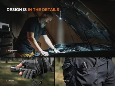 Nabíjecí LED svítilna Fenix E40R