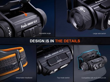 Nabíjecí čelovka Fenix HM60R V2.0