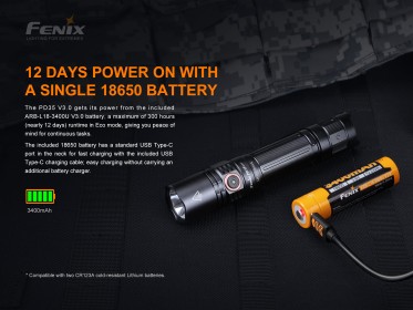 LED svítilna Fenix PD35 V3.0