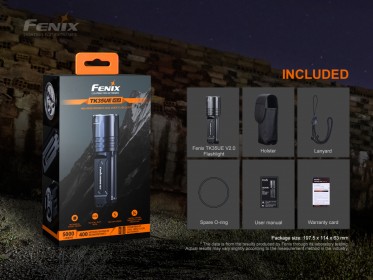 Fenix TK35 UE V2.0 + nabíjecí sada