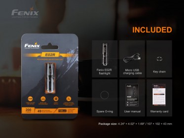 Nabíjecí svítilna Fenix E02R