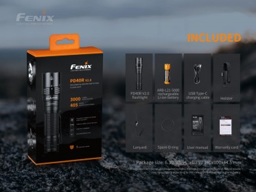 Nabíjecí svítilna Fenix PD40R V2.0