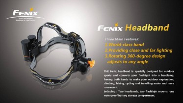 Popruh Fenix pro použití svítilny jako čelovky