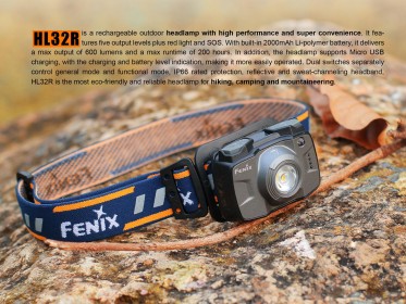 Nabíjecí čelovka Fenix HL32R
