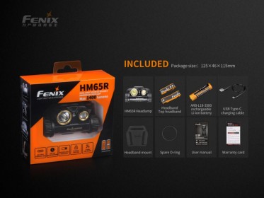 Nabíjecí čelovka Fenix HM65R