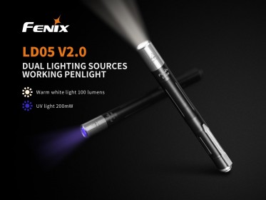 Baterka Fenix LD05 High CRI + UV
