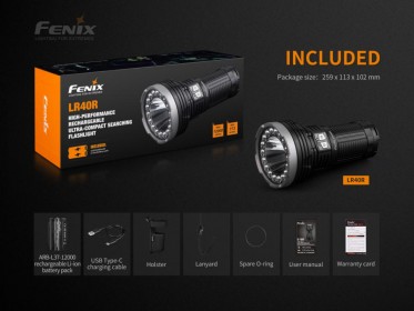 Nabíjecí LED svítilna Fenix LR40R