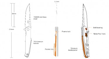 Nůž Ruike M108-TZ