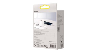 Baseus síťový adaptér USB-C + 2x USB-A (30W)