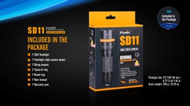 Potápěčská LED svítilna Fenix SD11