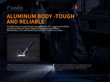 Taktická nabíjecí svítilna Fenix TK26R