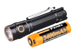 LED svítilna Fenix LD30 + USB aku 3400 mAh