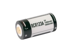 USB akumulátor Keeppower RCR123A 3V 1000 mAh (Li-Ion)