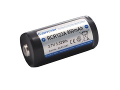 Keeppower RCR123A 950 mAh (Li-Ion)